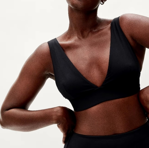 Everlane The Triangle Bikini Top Black - Picture 1 of 5